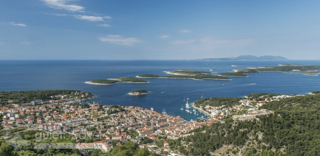 Coastal Town and Hillside Hvar - Split